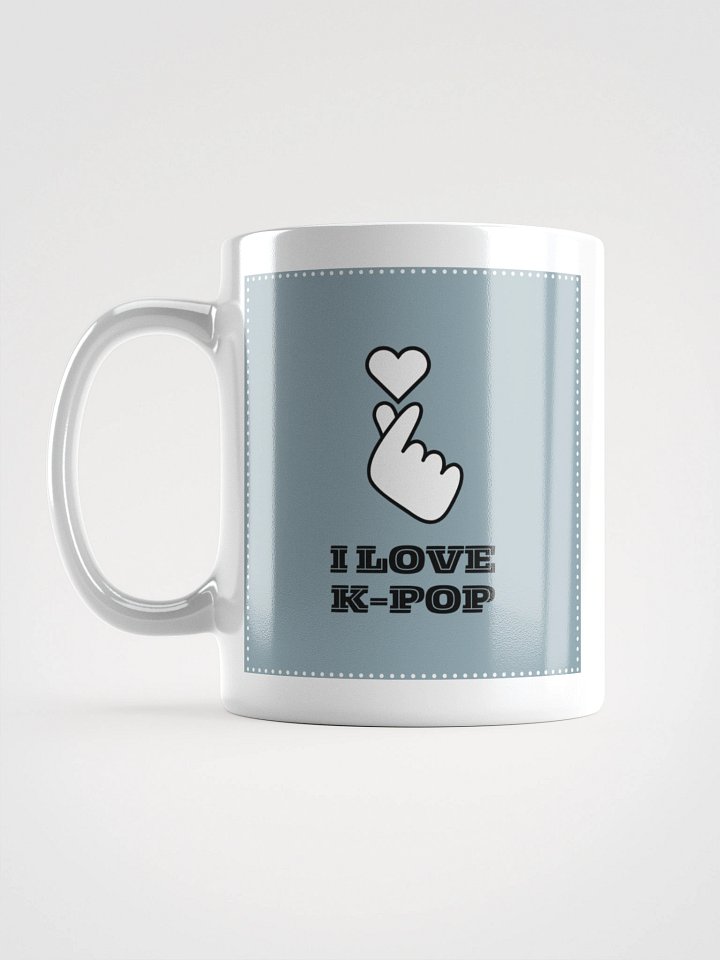K-POP South Korean finger heart symbol mug product image (1)