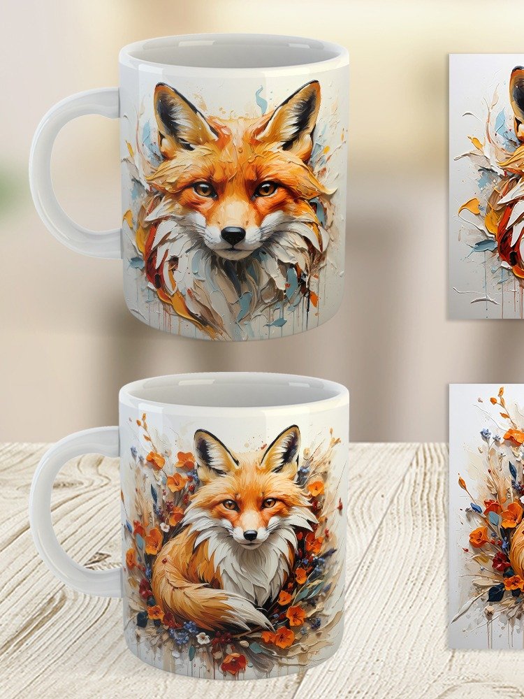 Moss and Moonlight Fox Series Mug product image (8)