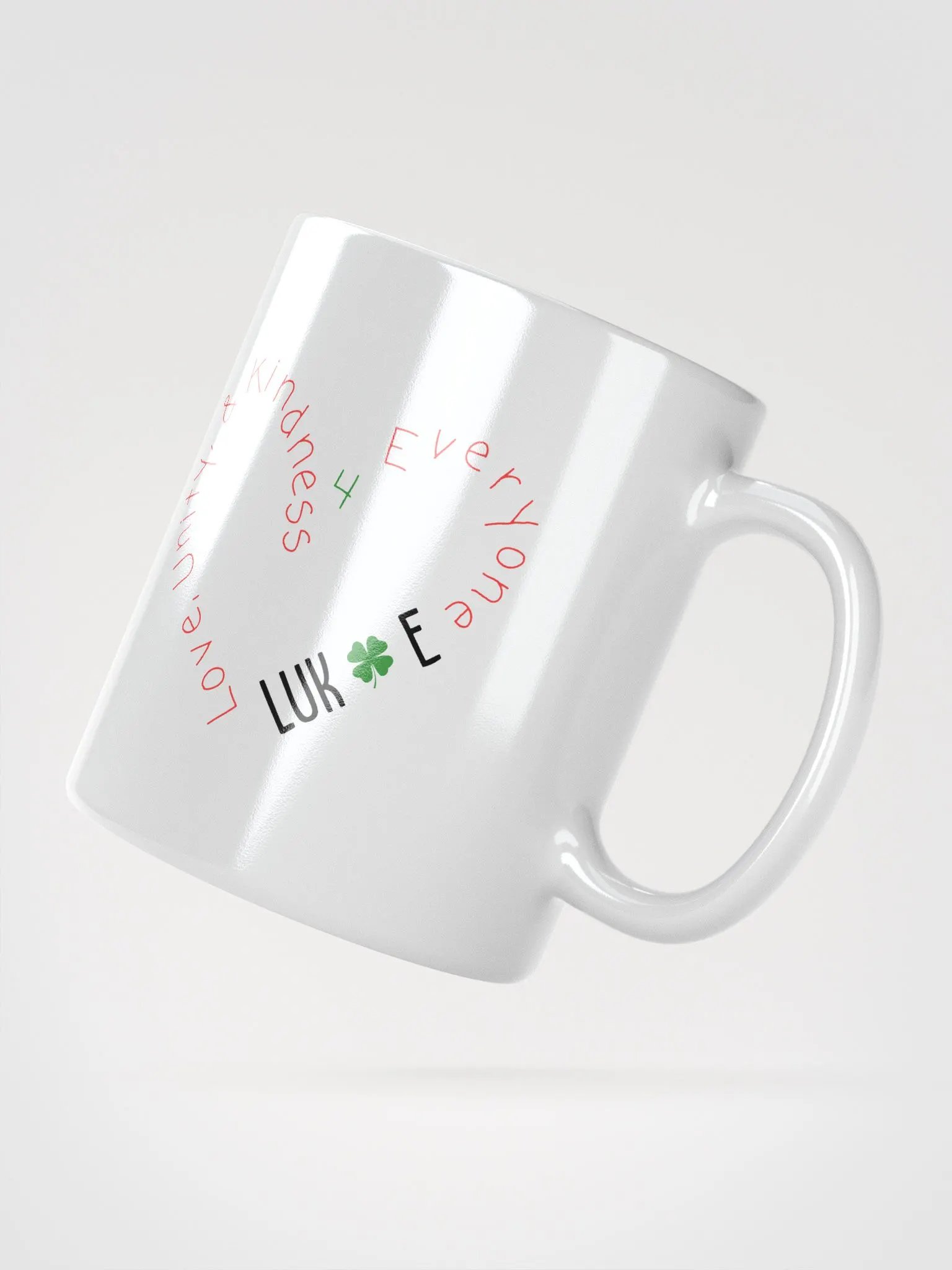 Connected Hearts White Glossy Mug product image (4)
