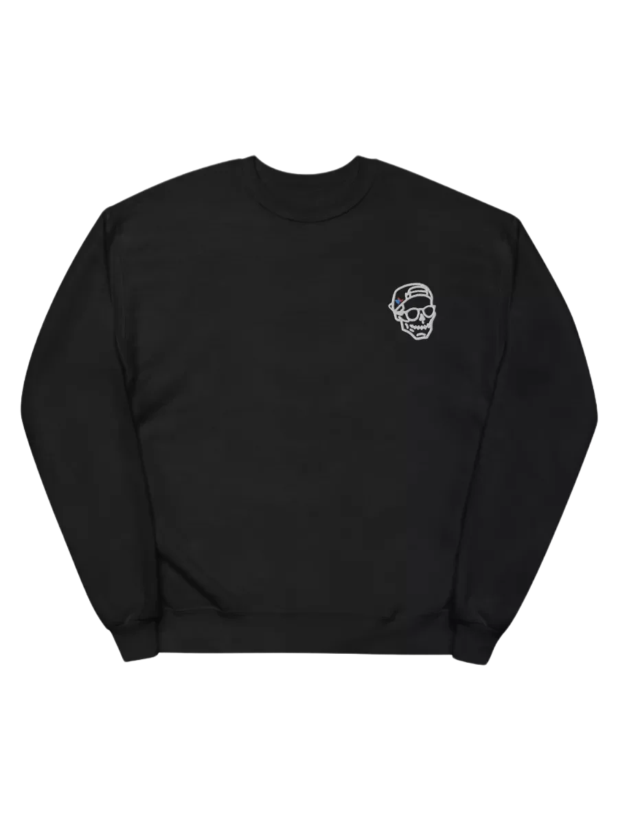 Skull Hanes Classic Crewneck (Embroidered) product image (1)