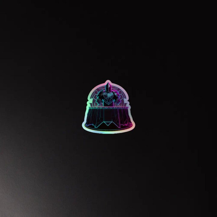 Blackknight513 Kiss-Cut Holographic Sticker Sheet 2 product image (2)