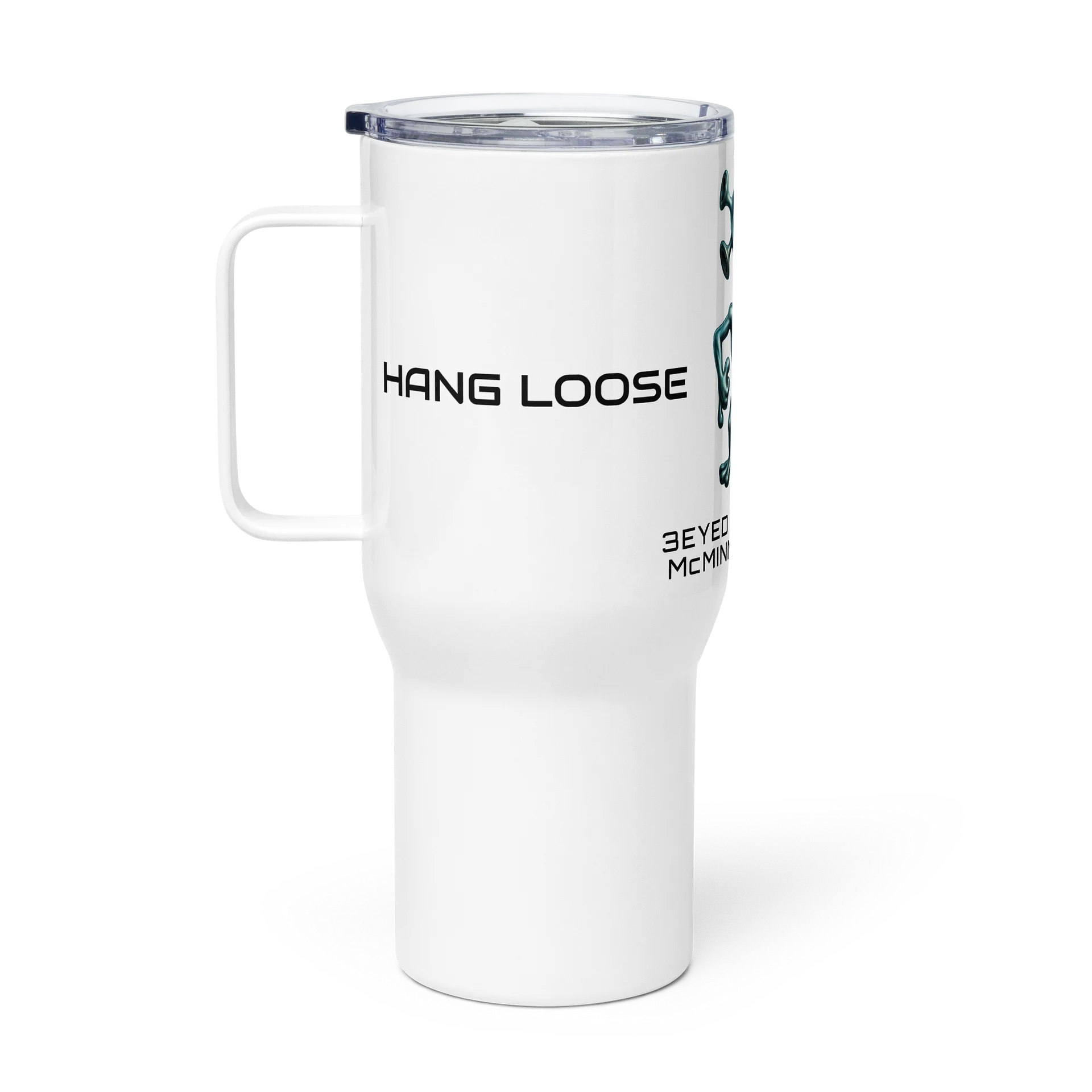 3 Eyed Alien — LUCYLIEN Travel Tumbler — Hang Loose / Be Awesome product image (2)