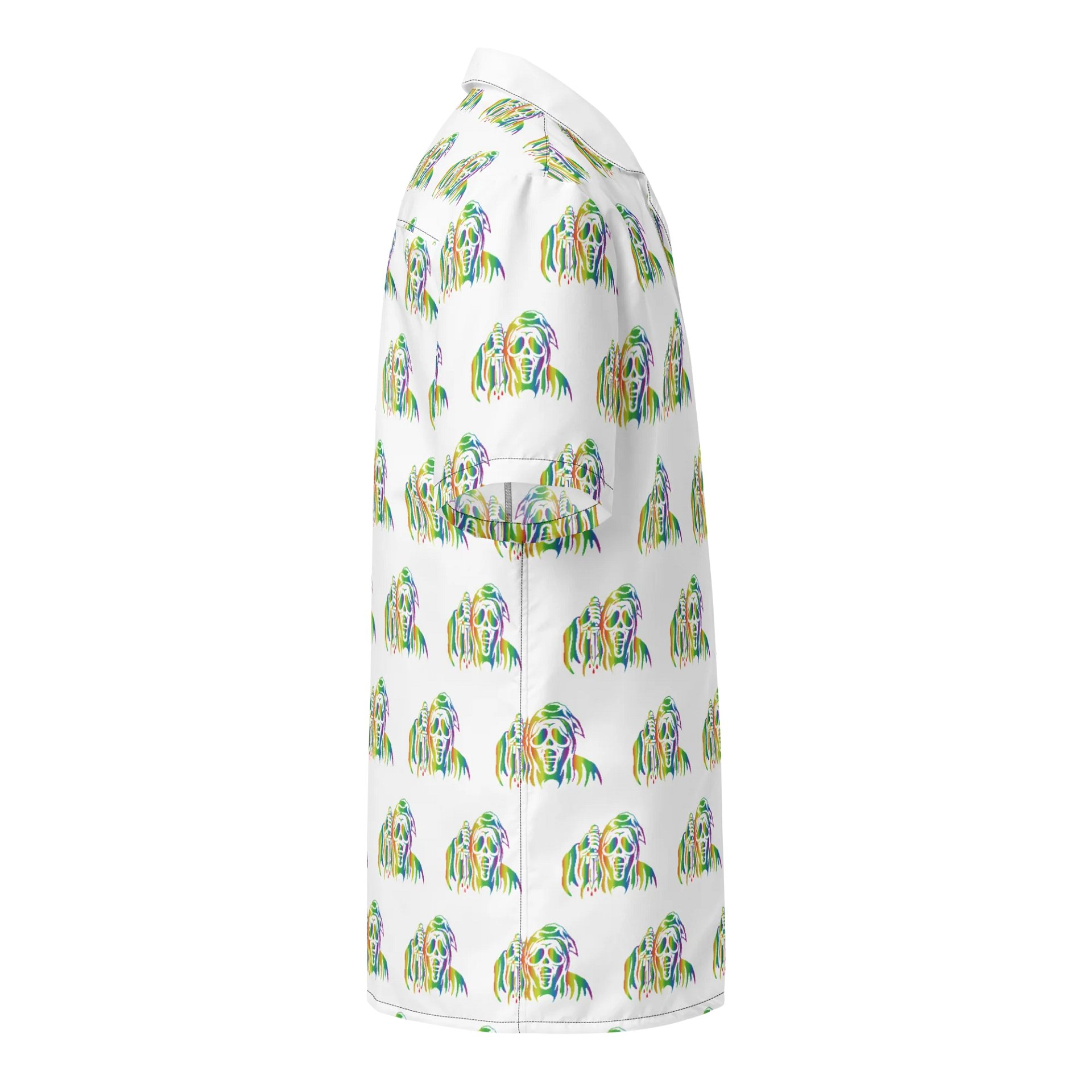 Rainbow Ghost Hawaiian Shirt product image (4)