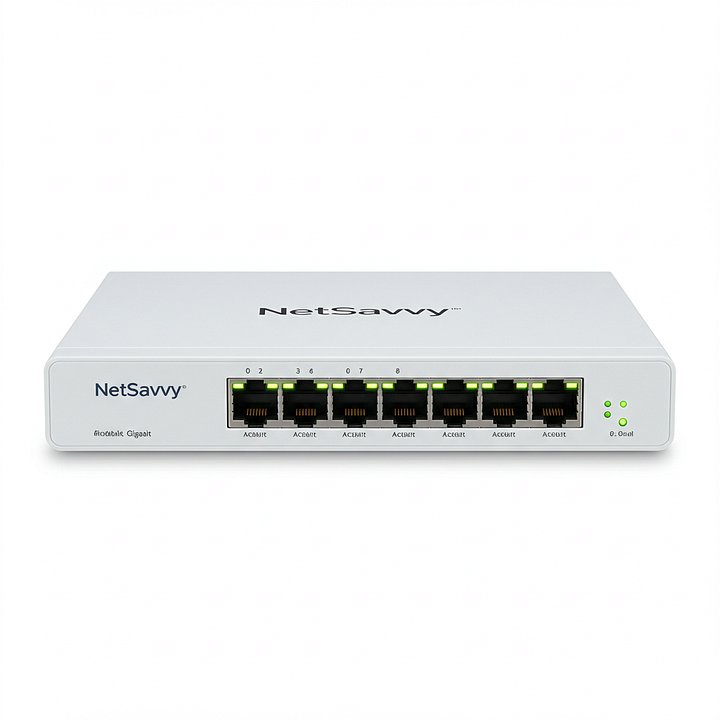 NetSavvy 8-Port Gigabit Switch product image (1)