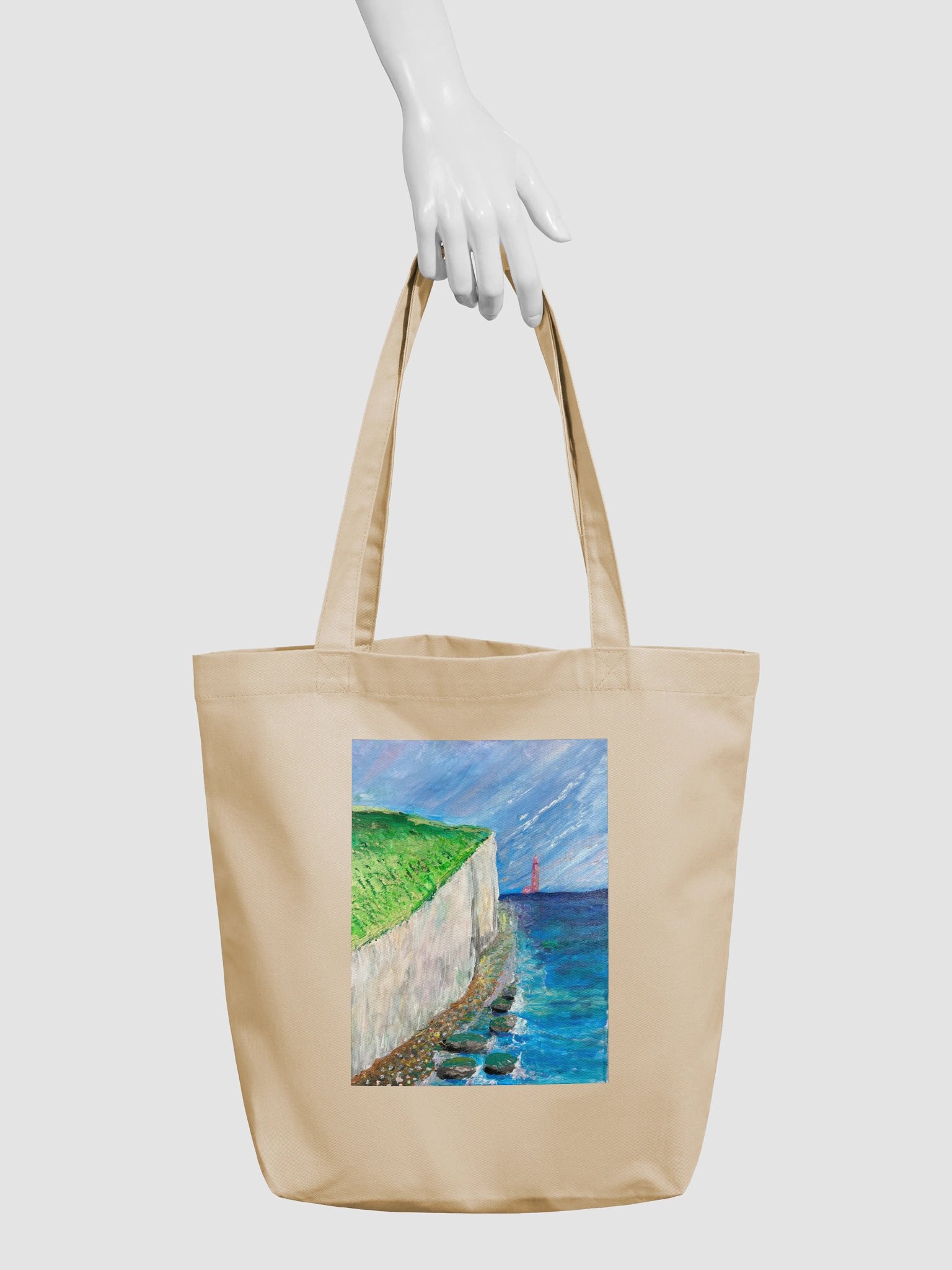 Lighthouse Beyond the Cliffs — Eco Tote product image (3)