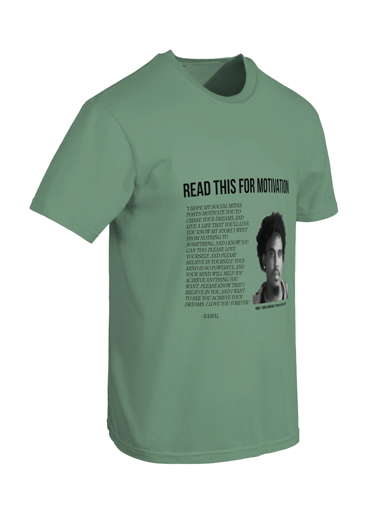 GREEN MOTIVATIONAL T-SHIRT product image (10)