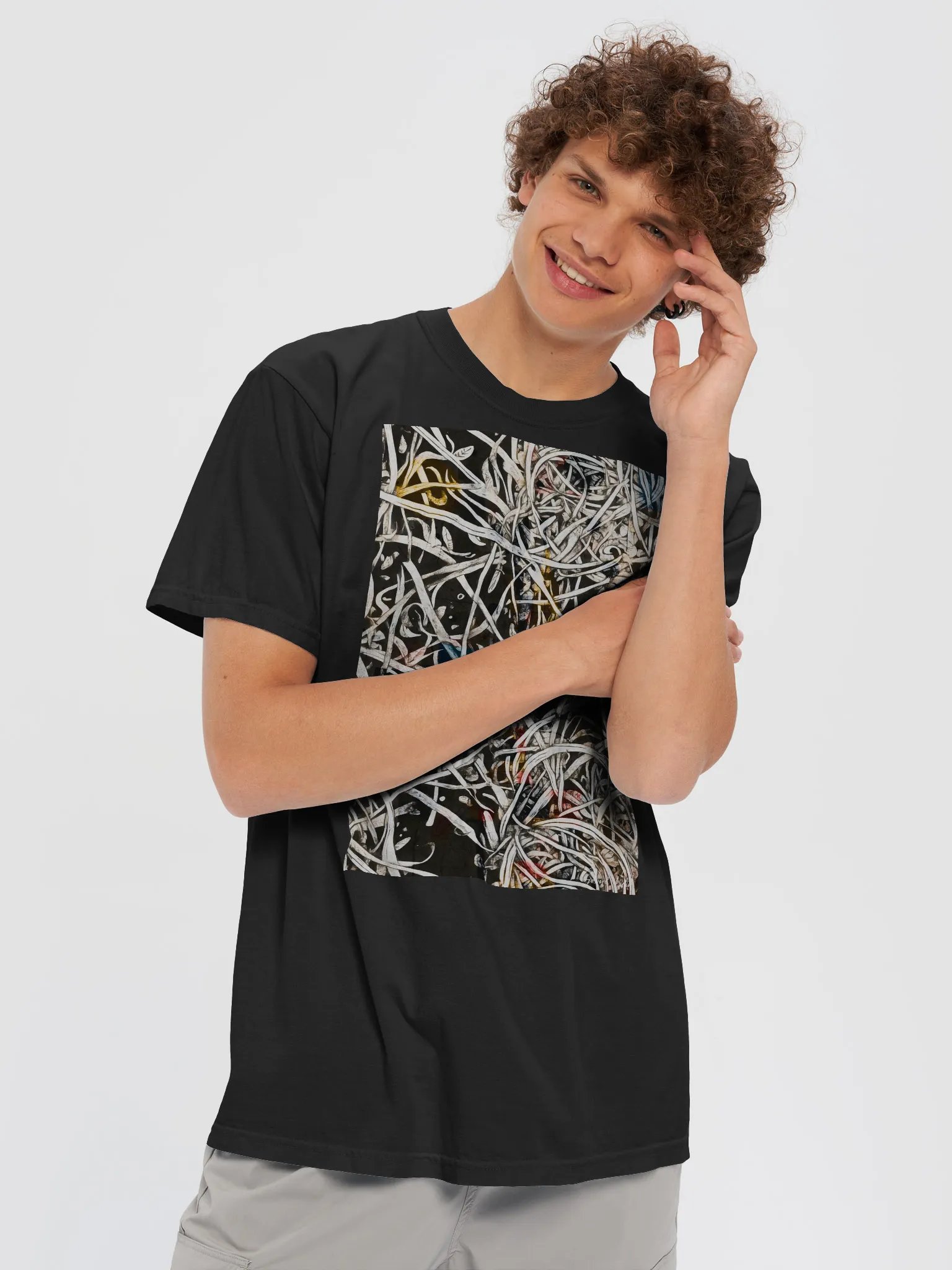 Vintage Comfort: Garment-Dyed Cotton Tee product image (5)