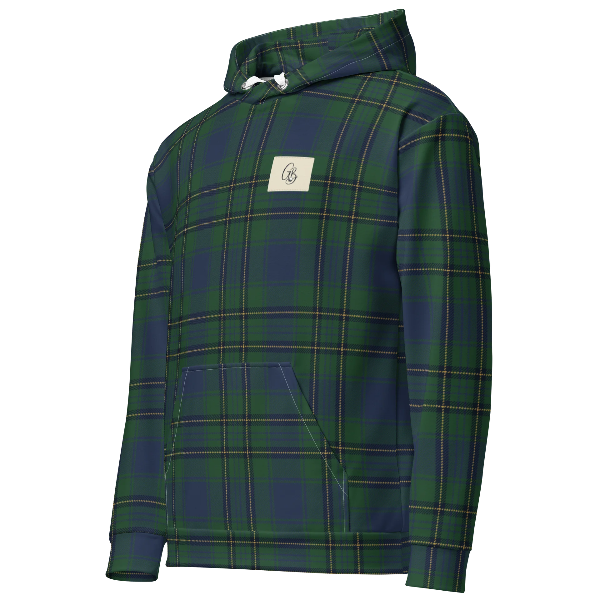 Back Nine Navy Flannel Hoodie product image (2)