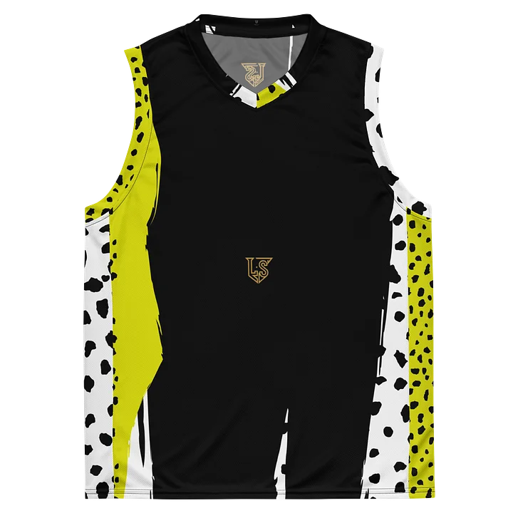 No Cap -Spotted Black and Yellow Sleeveless Pattern Design product image (2)