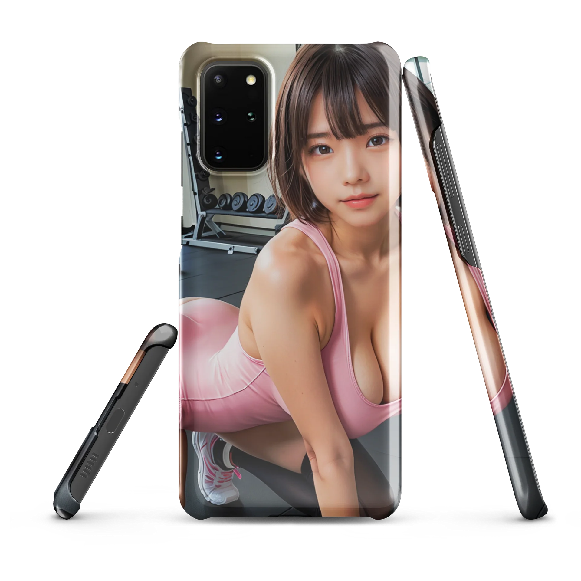 Fitness Gym Girl Samsung Snap Case - Slim Protective Phone Cover product image (1)