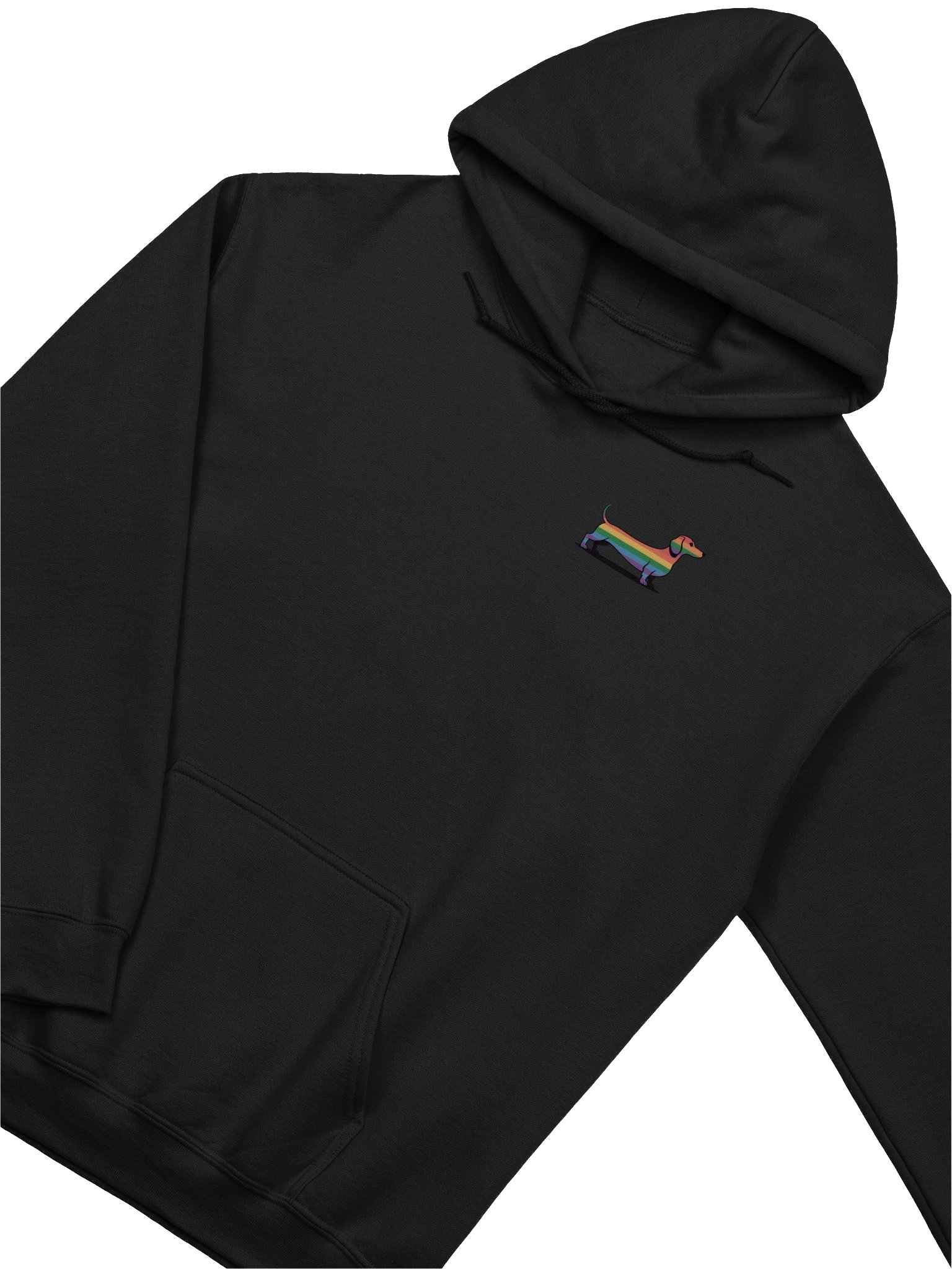 Rainbow Wiener Pride Dachshund Hoodie product image (3)