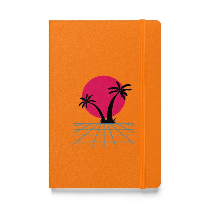 Synthwave Sunset Hardcover Journal product image (1)
