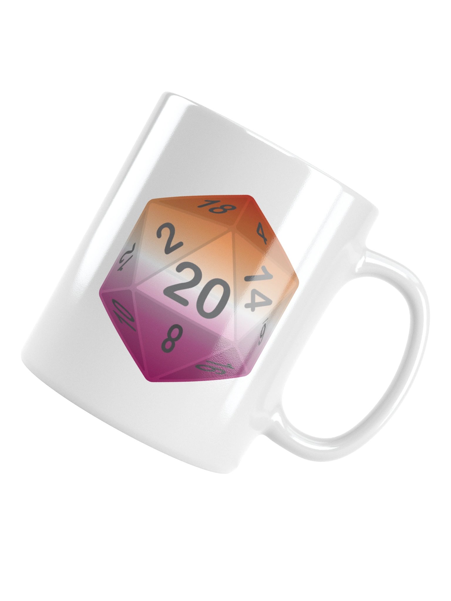Lesbian Pride D20 Mug product image (11)