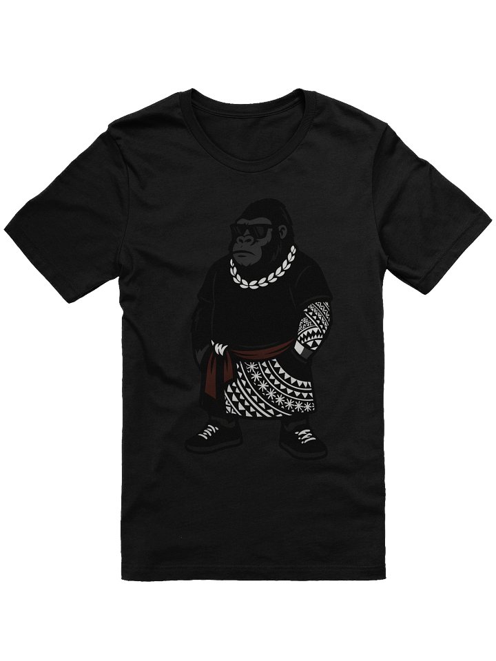 Samoan Gorilla T-Shirt – Urban Tribal Lava Lava Streetwear Design | Polynesian Island Culture Tee by ASP Apparel product image (1)