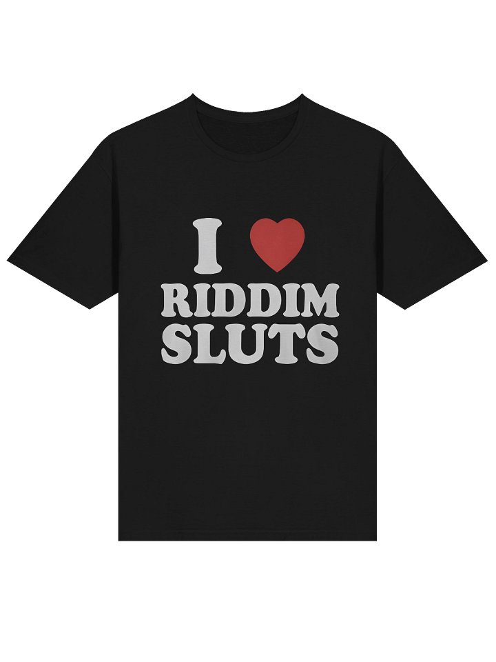 Official I Love Riddim Sluts Shirt - I Heart Riddim Funny Y2K Rave Tee product image (2)