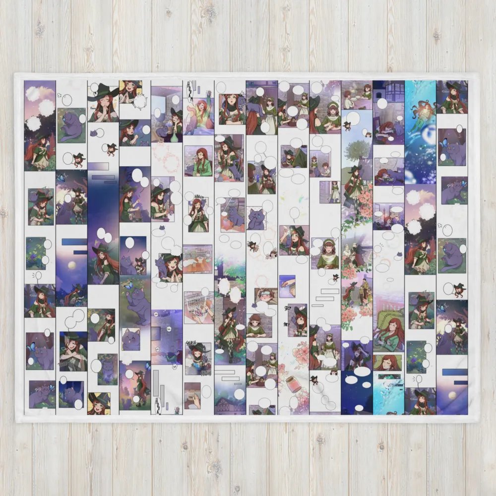 Comic Blanket 60″ × 80″ product image (5)