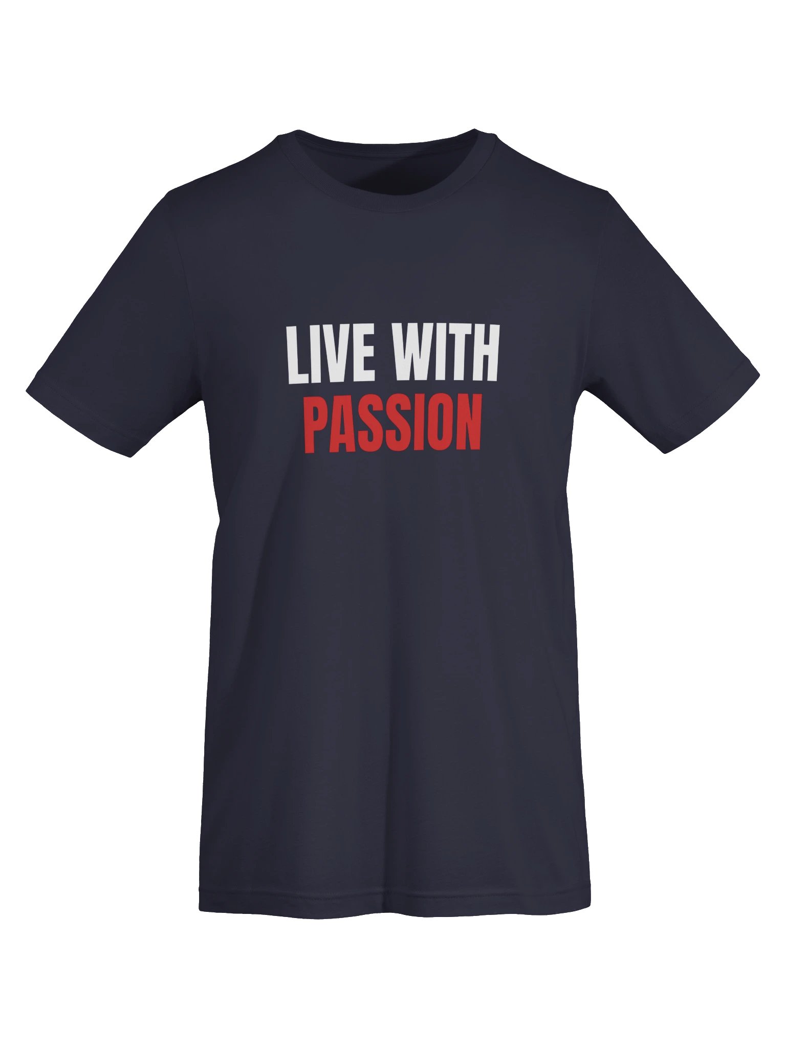 Live With Passion T-Shirt, Navy product image (5)