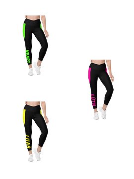 Luas, Nearth and Lúth - Speed, Strength and Agility | Crossover Semi Compression UPF50+ Workout leggings with Pockets  [Bundle] 