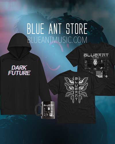 The BLUE ANT shop is now online.

Merch, DARK FUTURE designs, supporter packs and selected items connected to the project are...