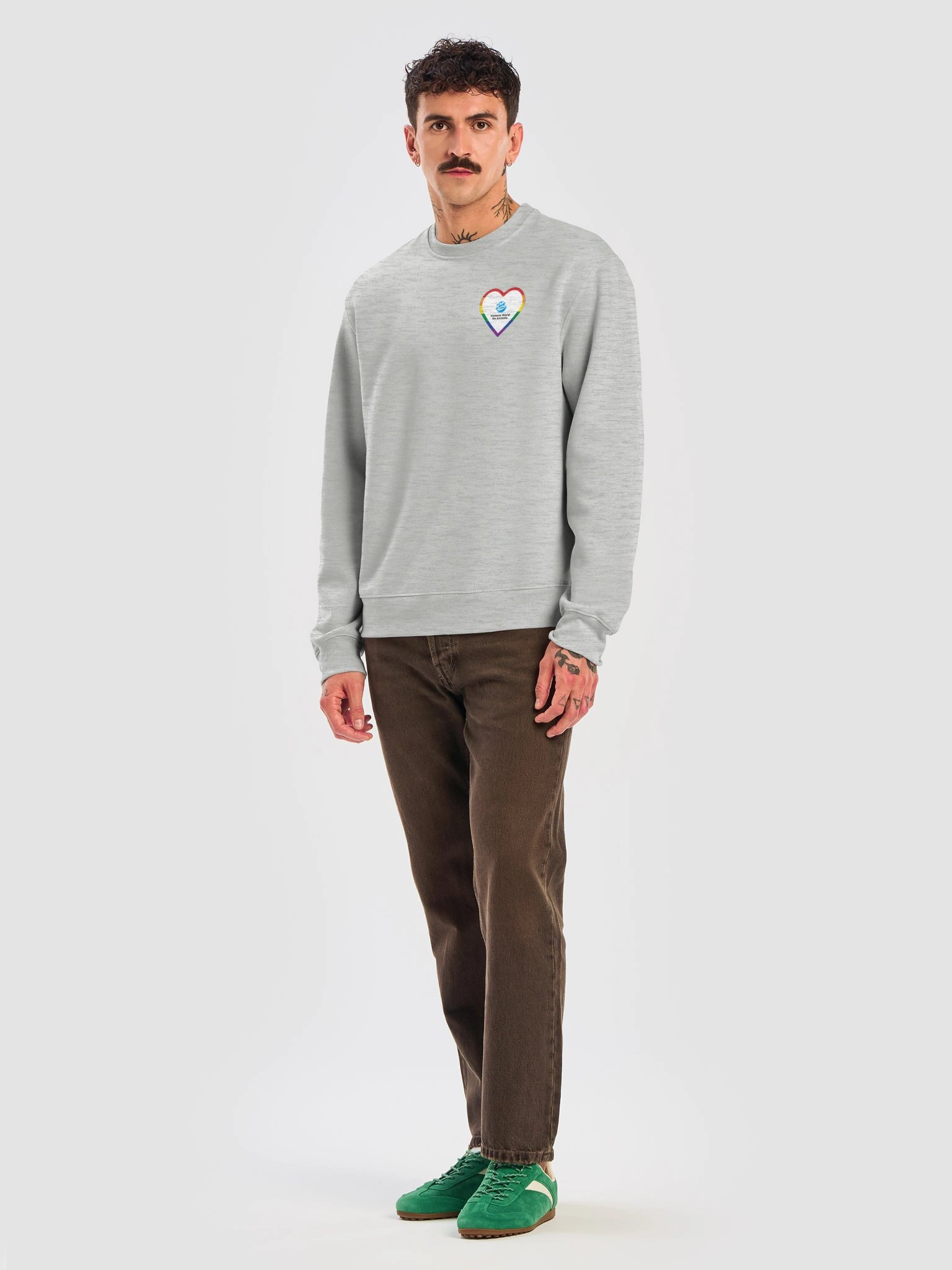 Humane World for Animals - Rainbow heart logo - Sweatshirt product image (5)