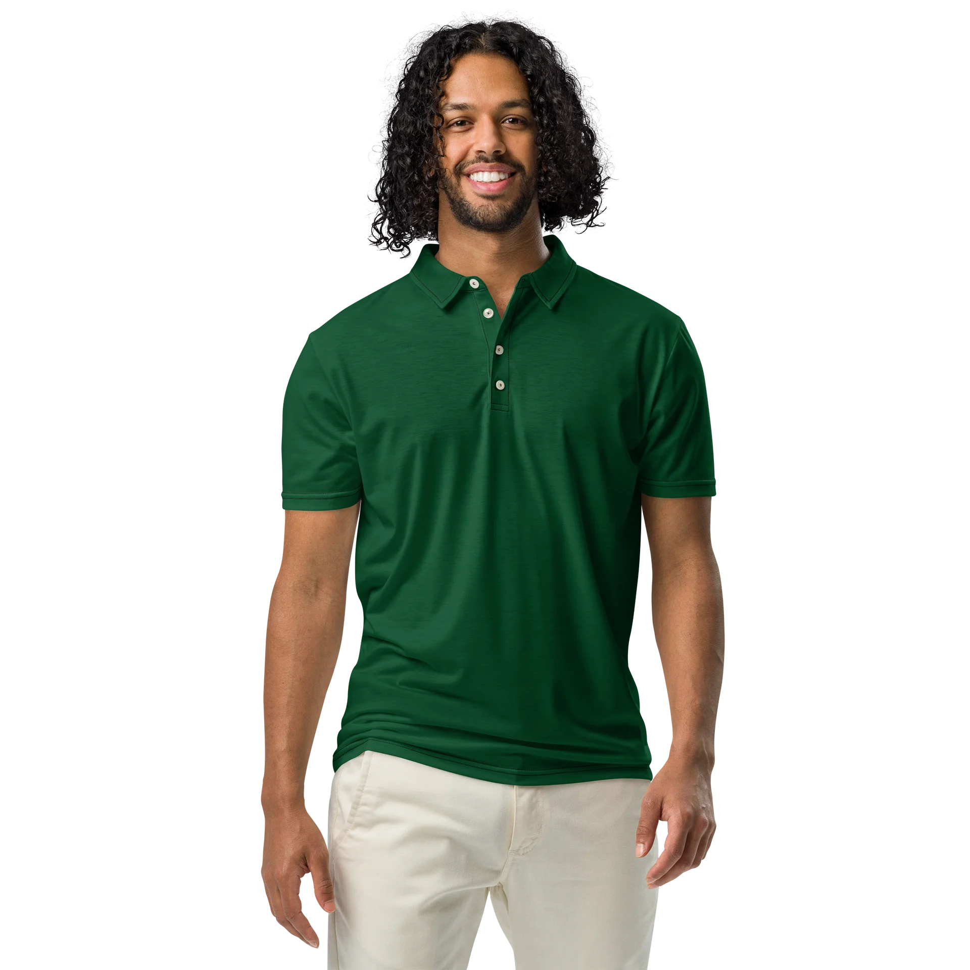 F&F Slim Fit Polo Shirt (GRN) product image (3)
