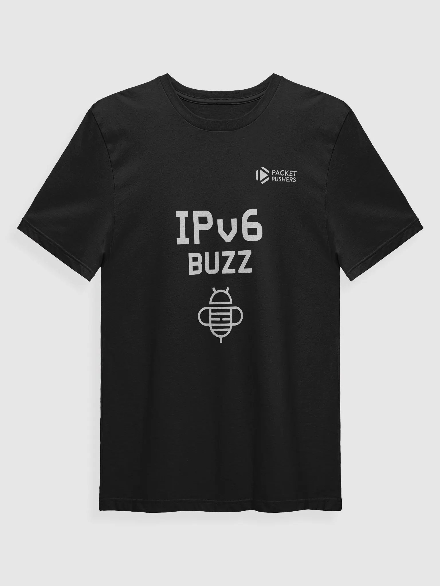 IPv6 Buzz Next Level Tee - White Logo product image (2)