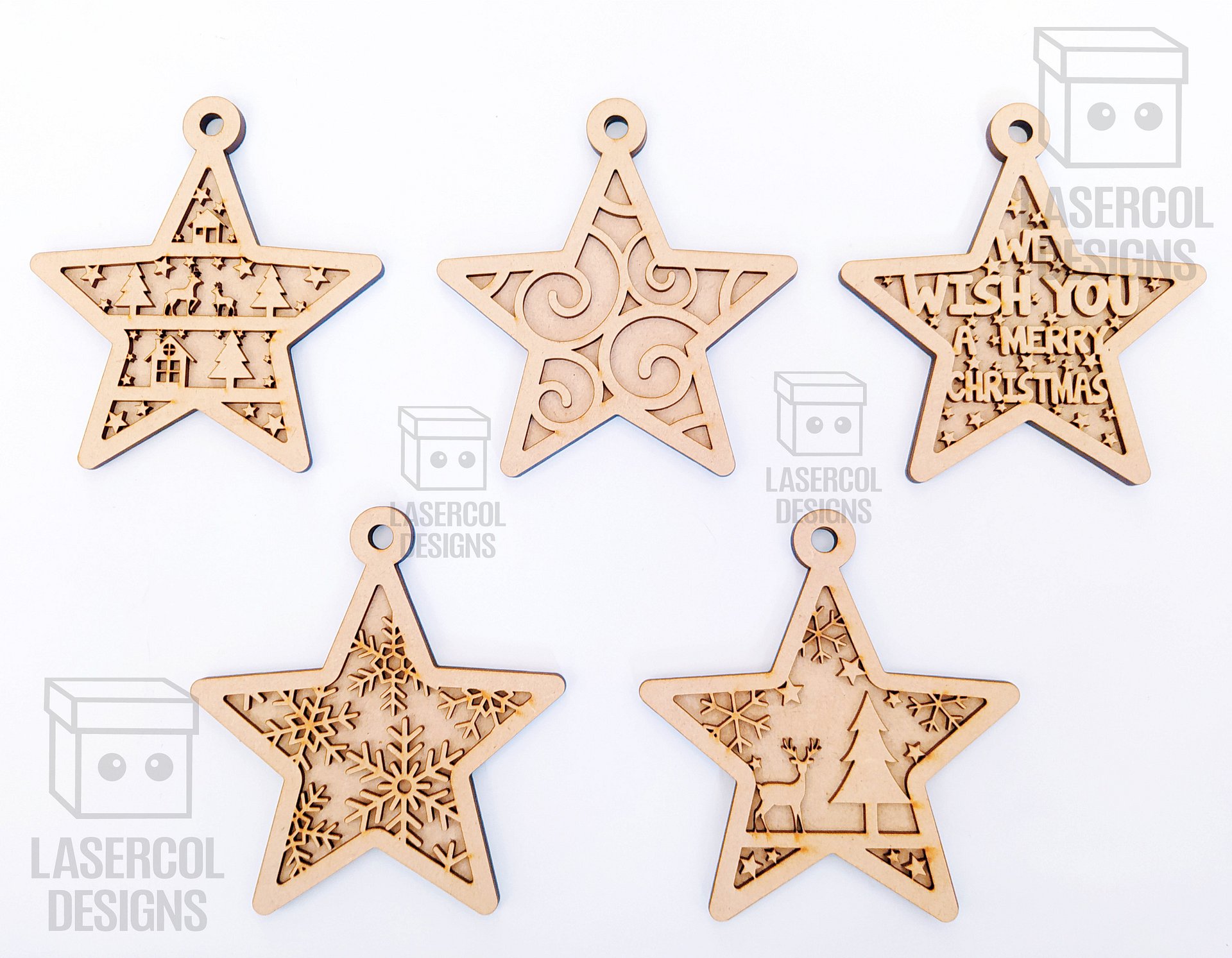 Christmas Ornaments - Laser Cut Files product image (8)