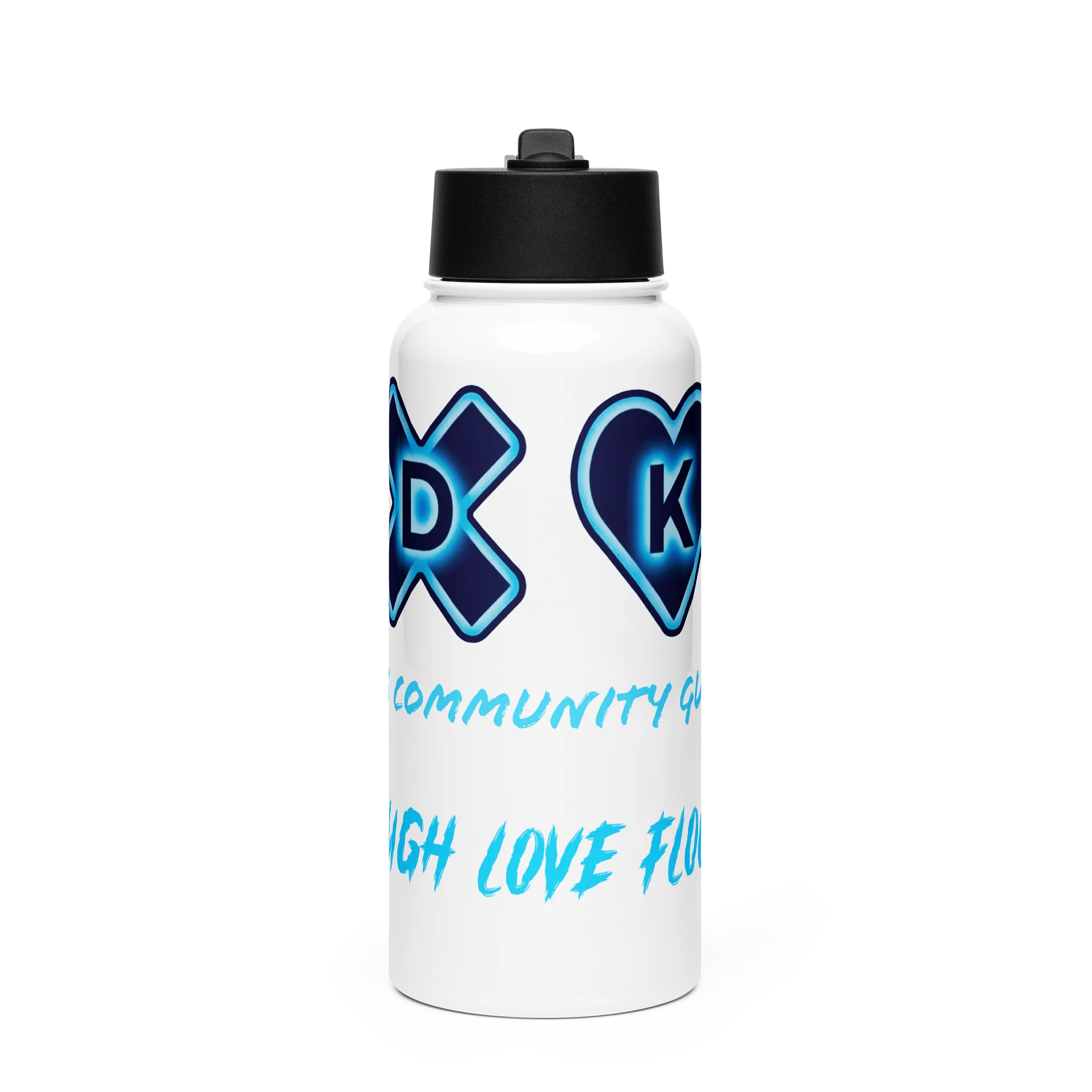 Blue DK Glow Water Bottle product image (1)