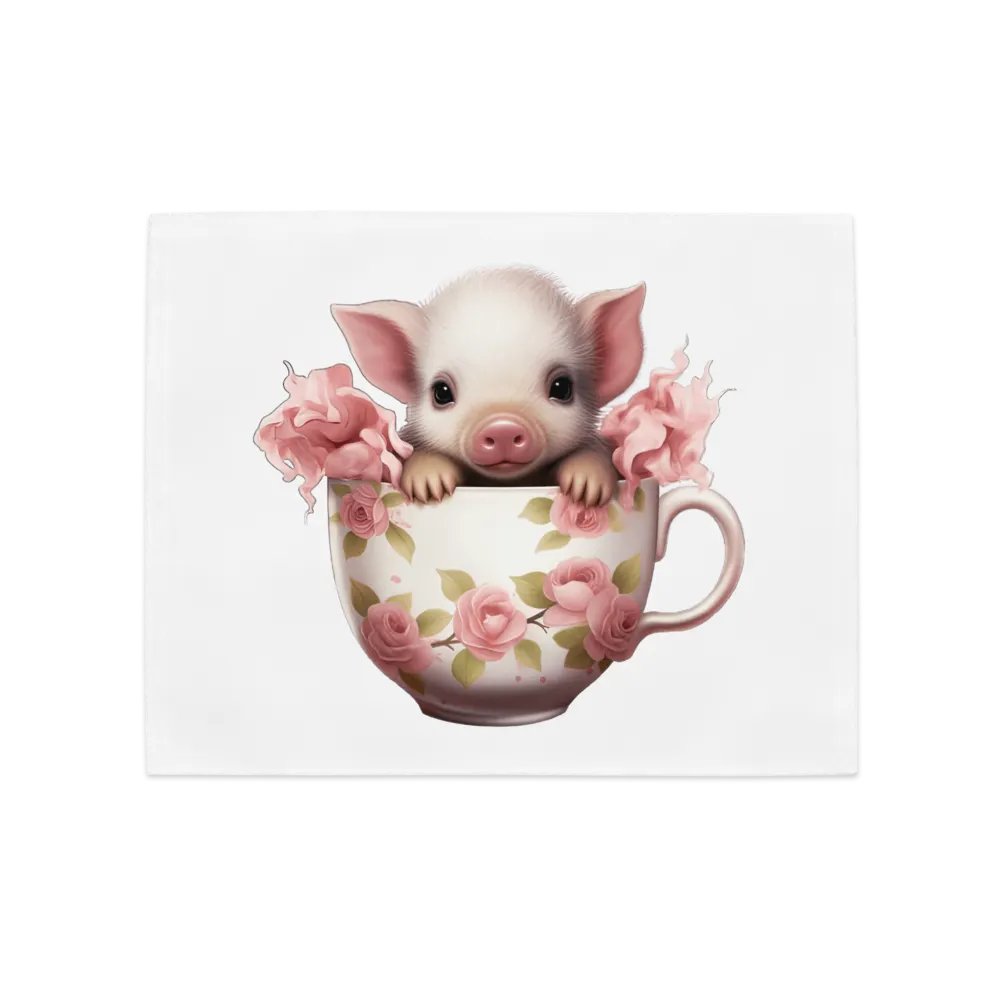 Whimsical Piglet Teacup Placemat Set product image (7)