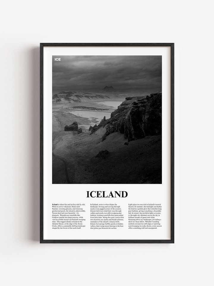 Iceland 04 Newspaper Poster product image (1)