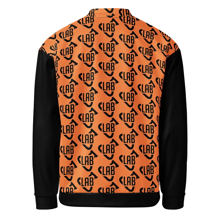Banned_Wipe Vintage LaB Logo Orange Bomber Jacket product image (2)