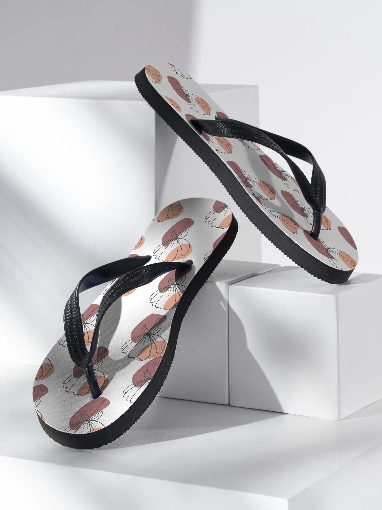 Peachy Petal Paradise Flip-Flops product image (2)