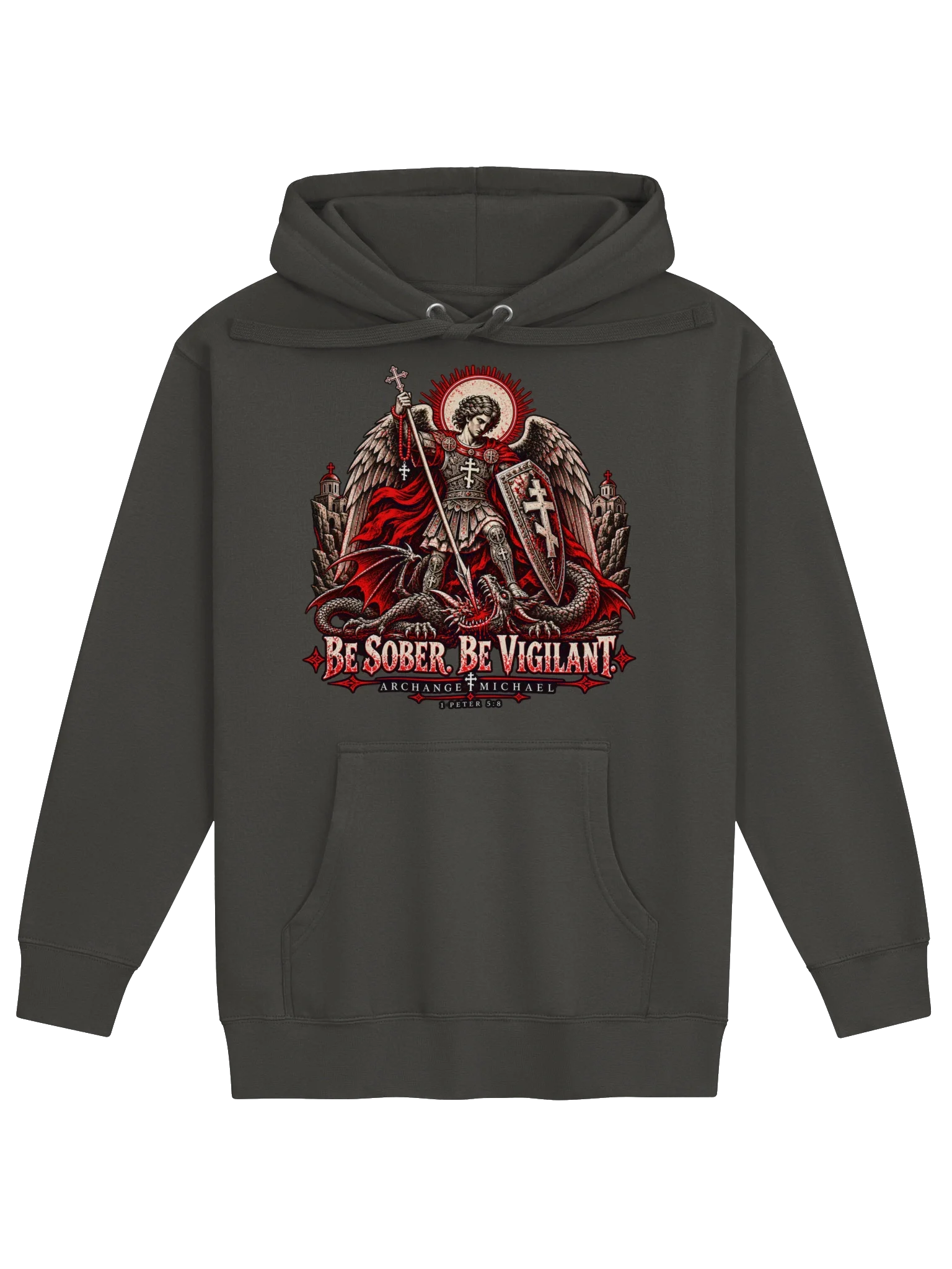 Be Sober. Be Vigilant. — Archangel Michael Orthodox Hoodie