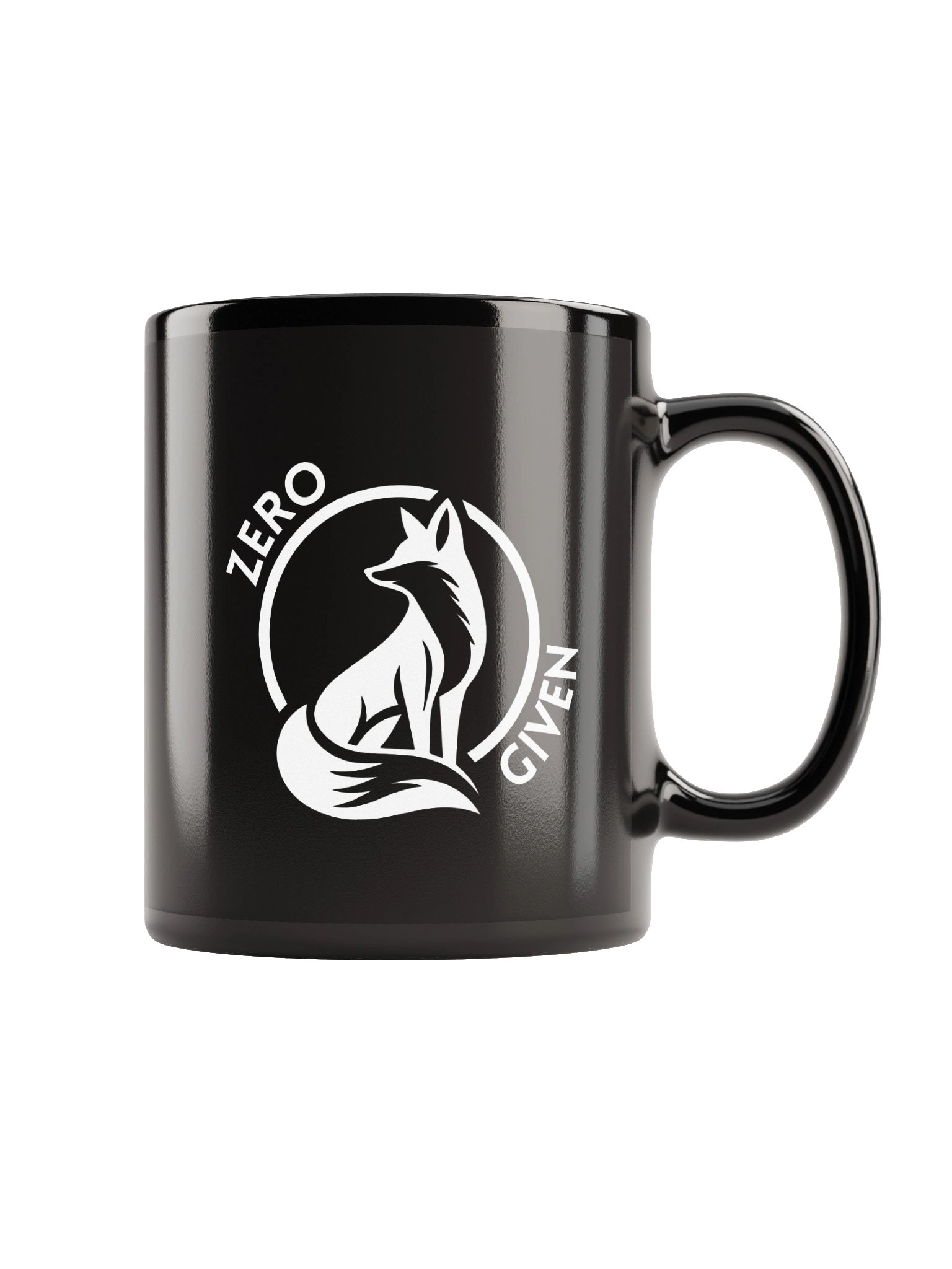 Zero Fox Given Glossy Black Mug product image (1)