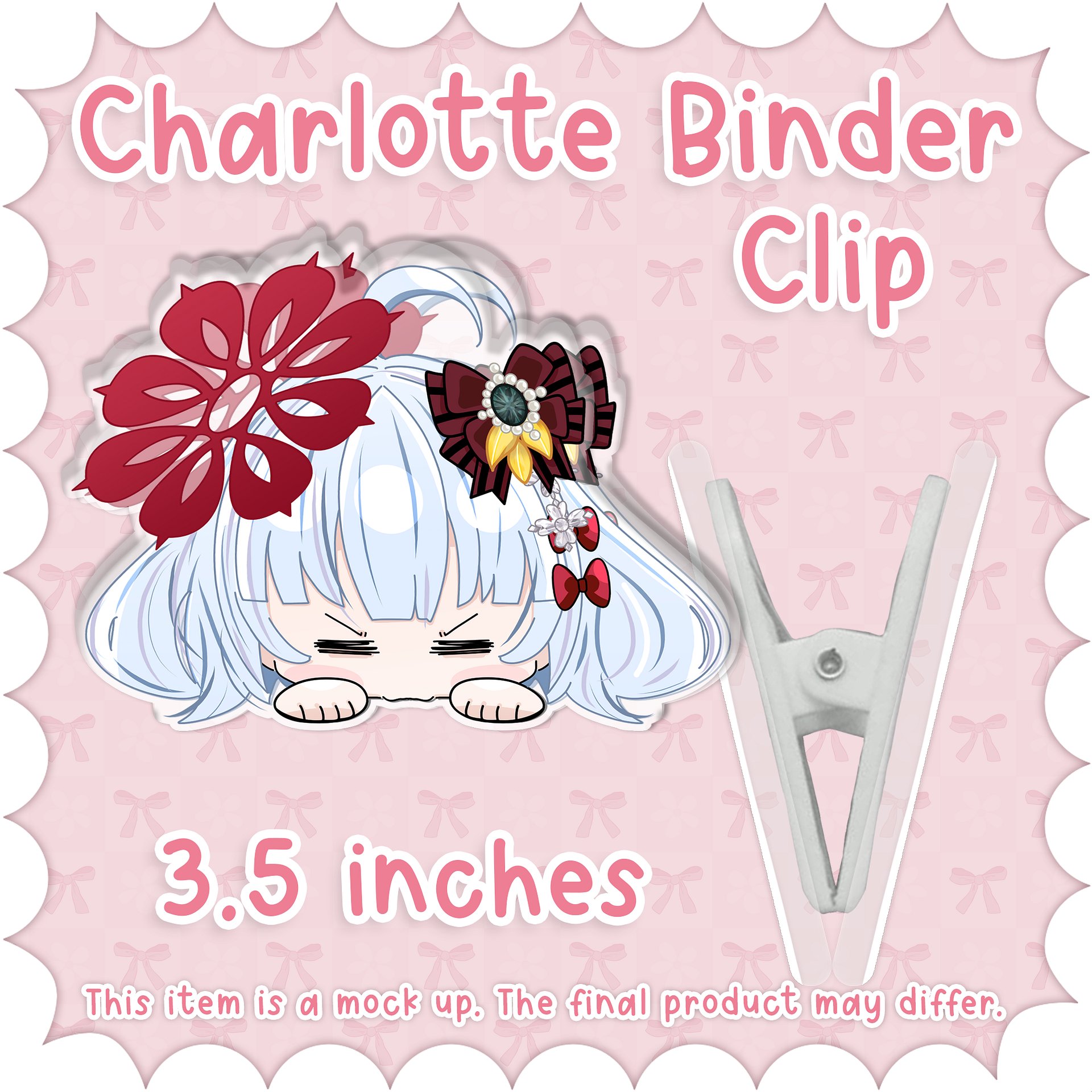 Charlotte Suzu Anniversary Binder Clip [PREORDER] product image (1)