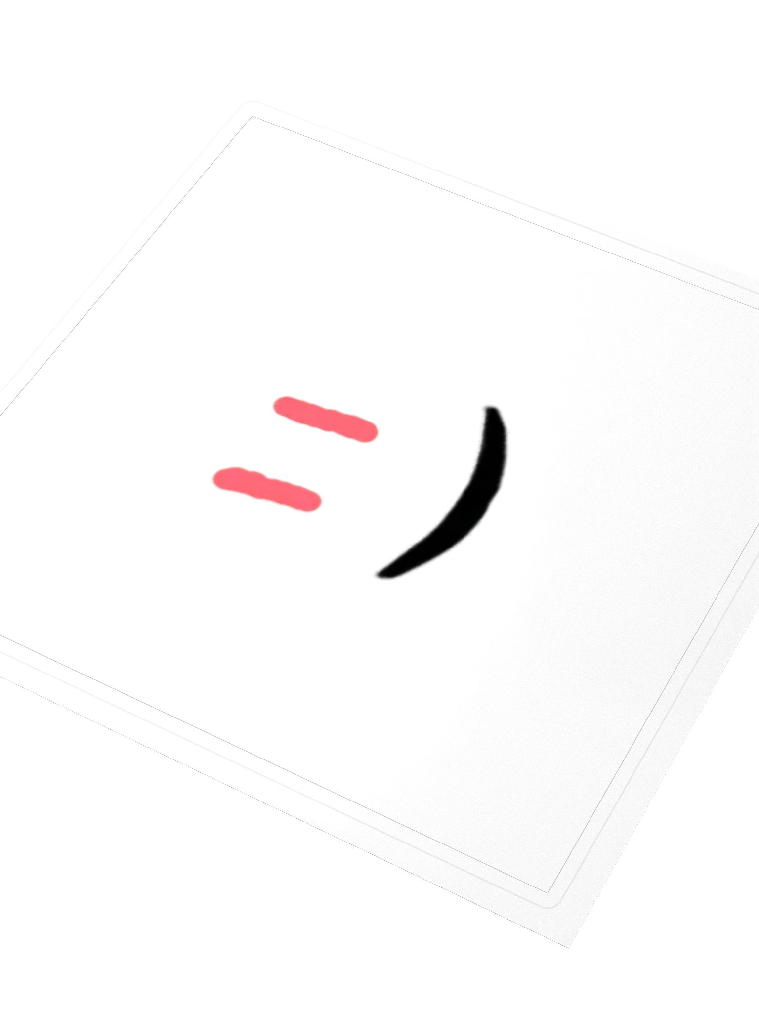 red: SMILEY STICKER product image (3)