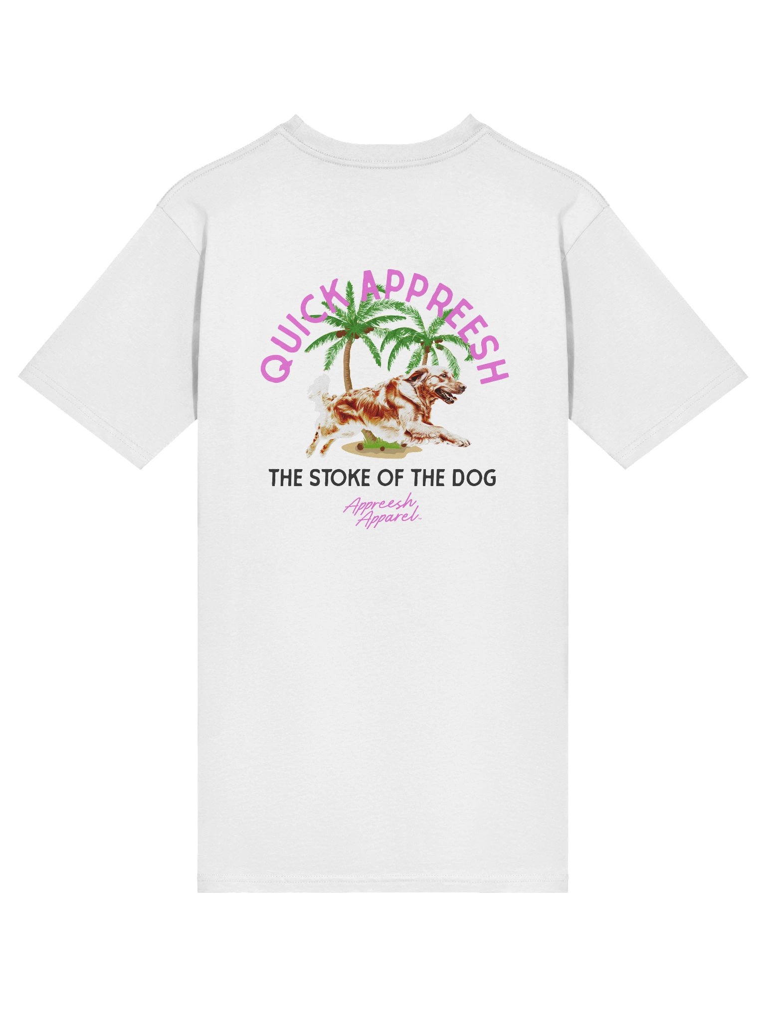 Stoke of the Dog White Tee product image (4)