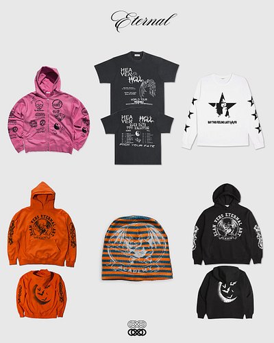 [ETERNAL] 
New Collection
Available Now ♾️♾️

Day Dreamer Zip Up 
Last Forevr L/S 
Eternal Academy Hoodie 
Discernment Tee 
A...