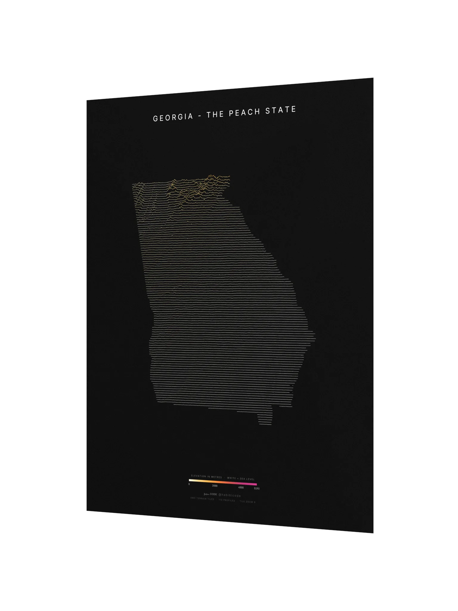 Ridgeline Poster - Georgia (US) product image (2)