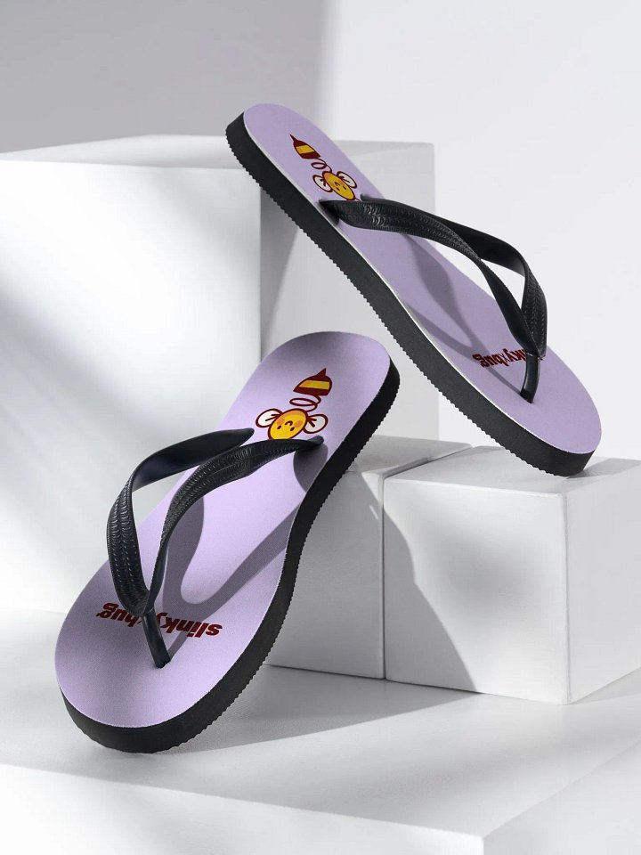 Purple bee thongs product image (2)