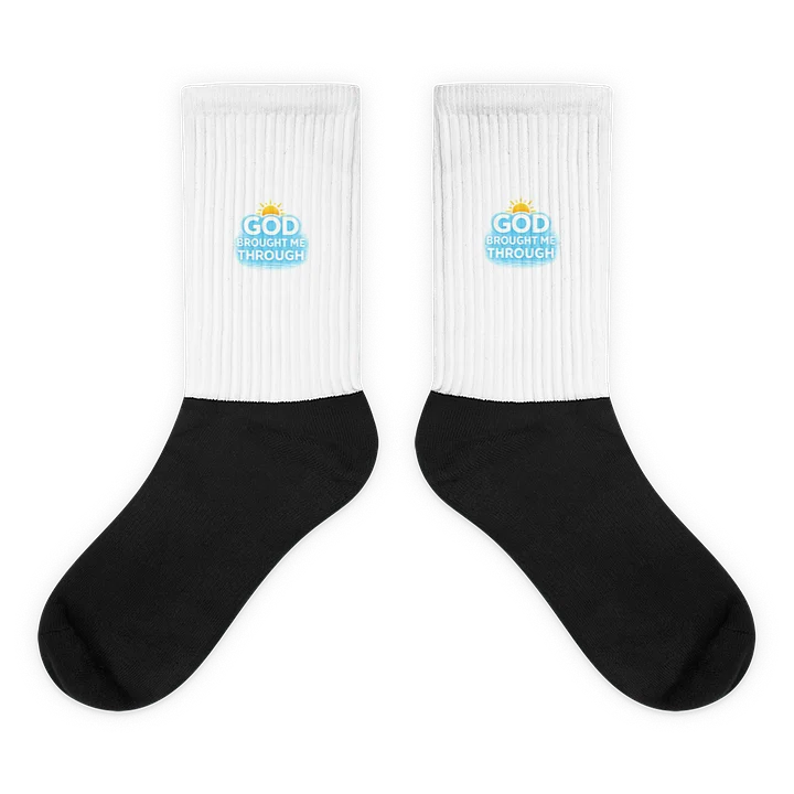 GBMT Everyday Grind Crew Socks – White & Black Edition product image (1)