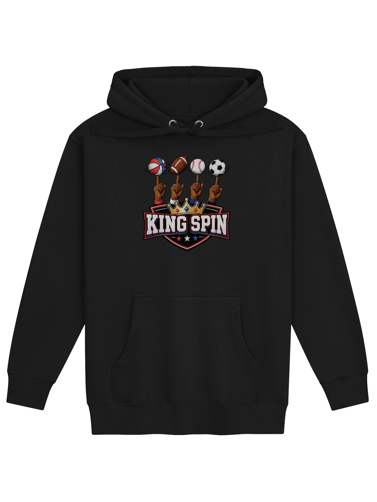 King Spin Basketball Hoodie product image (1)