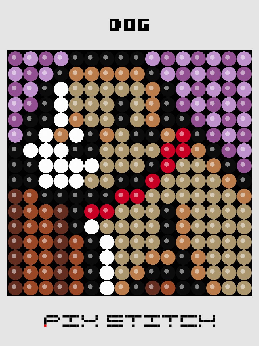 Dog Pixel Art product image (1)