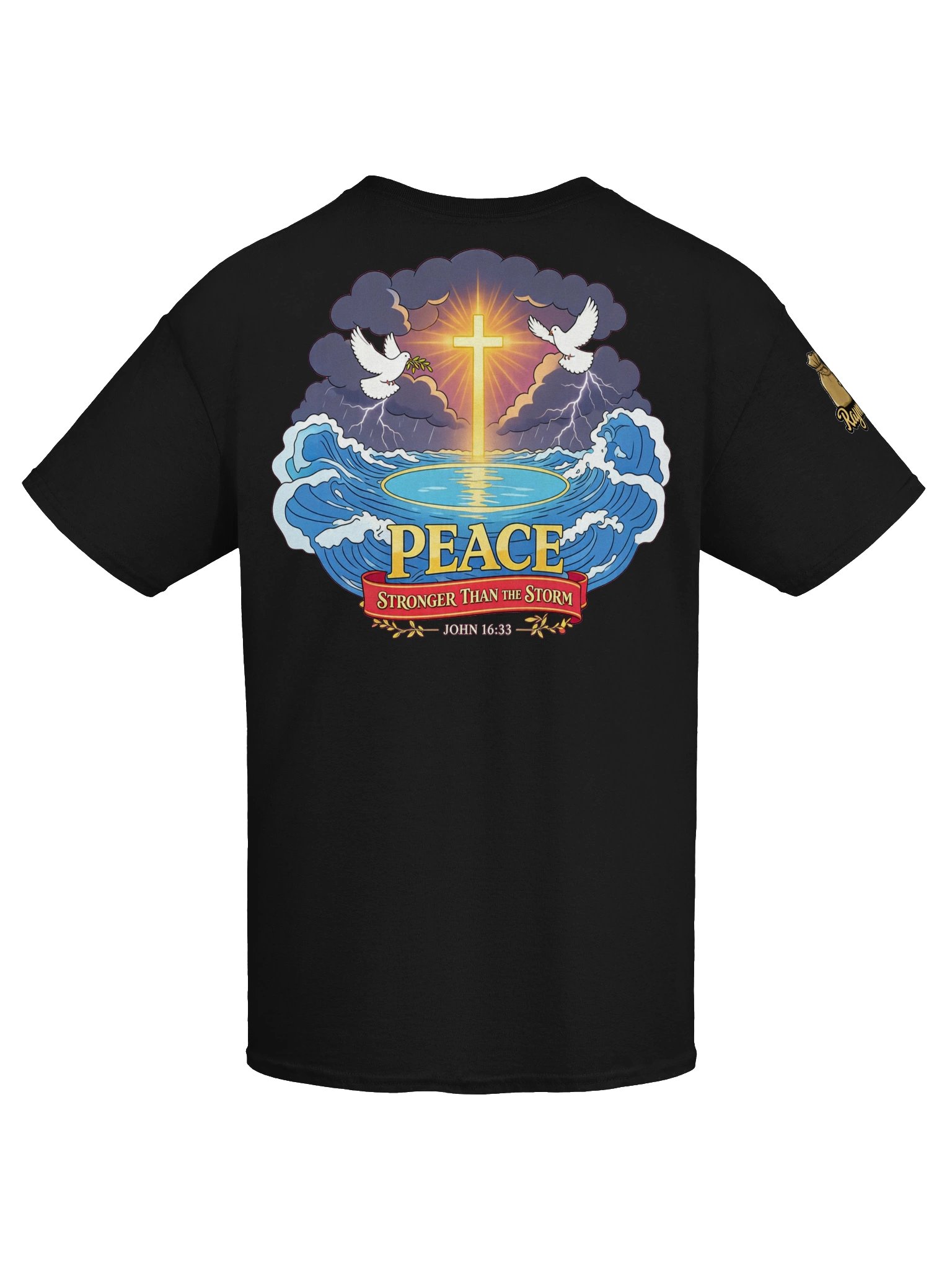RaymondJ - Peace Stronger Than The Storm Tee. product image (9)
