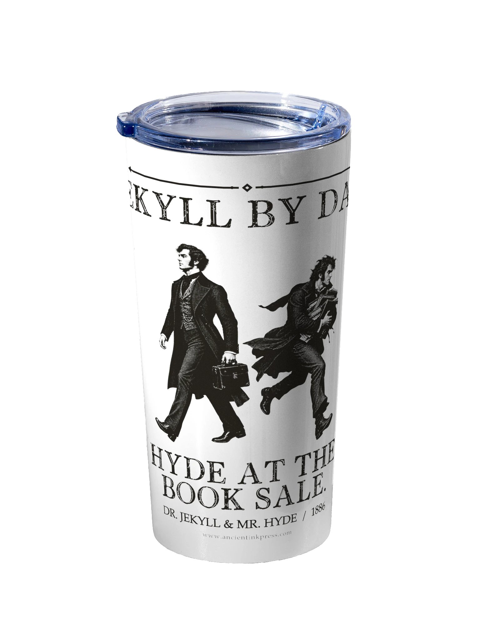 Jekyll Day Hyde Book Sale -- The Strange Case of Dr Jekyll and Mr Hyde 20oz Tumbler product image (2)
