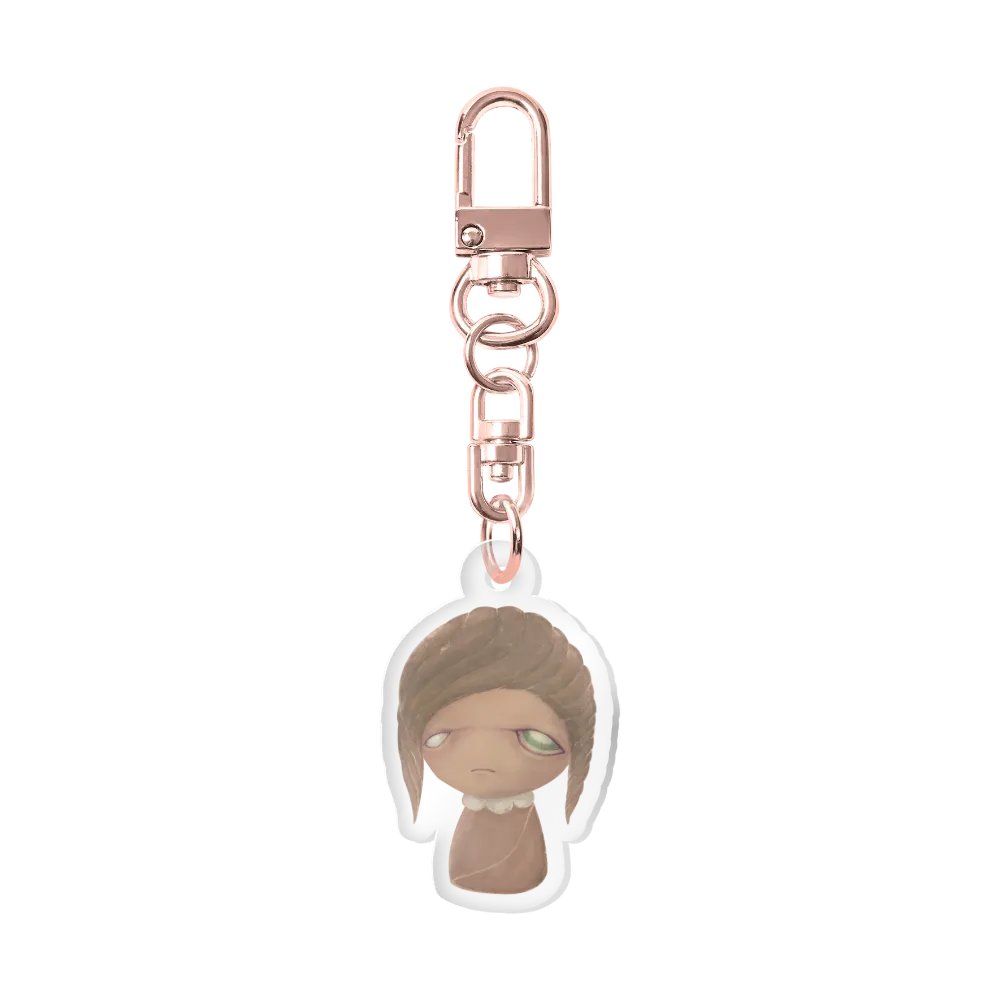 PoPoPoppy head - AAA, Acrylic key ring product image (1)