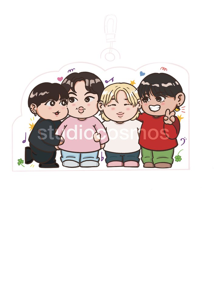 Vocal Line: Clear Keychain product image (1)