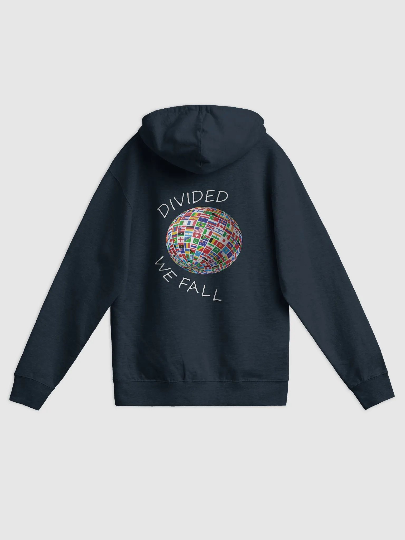 Divided We Fall - Nations - Globe - Independent Trading Co. Fleece Zip Up Hoodie product image (1)