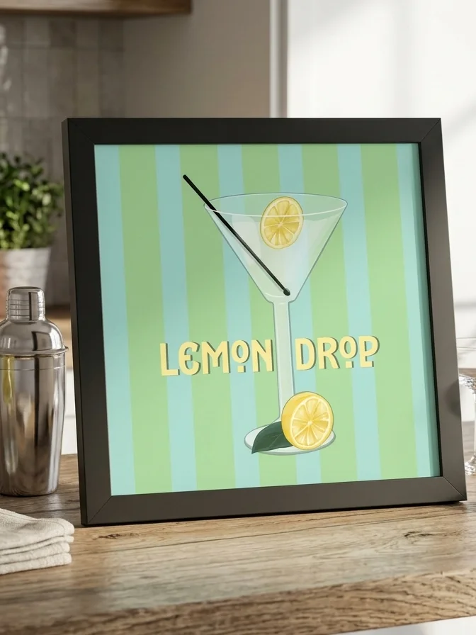 Citron Lemon Drop – Framed High-Quality Matte Poster product image (1)