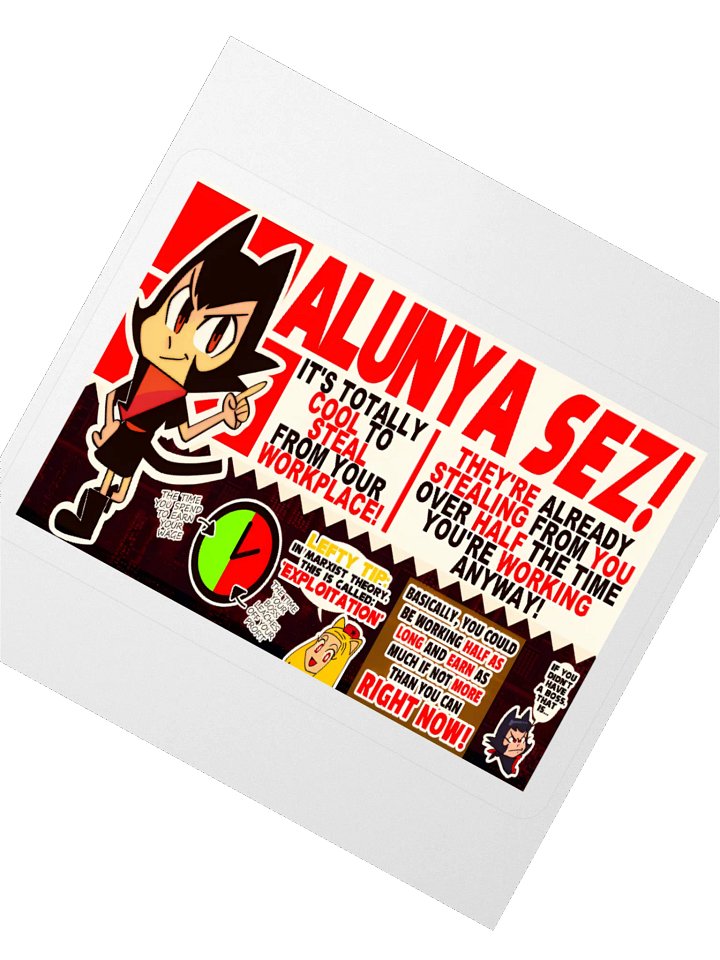 Alunya and Rodina - “Alunya Sez!” Sticker product image (5)